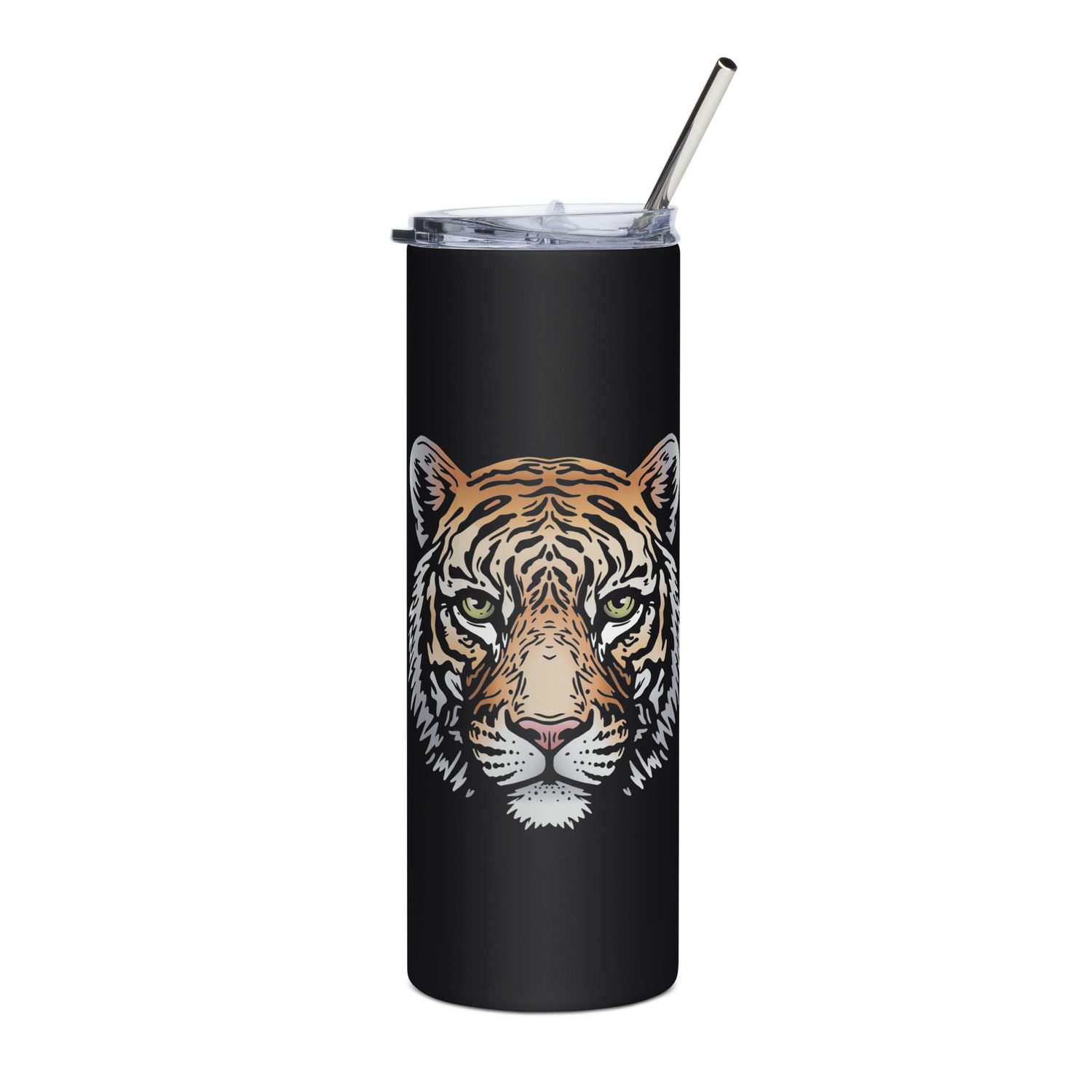 Indian Bengal Tiger Portrait Stainless Steel Tumbler