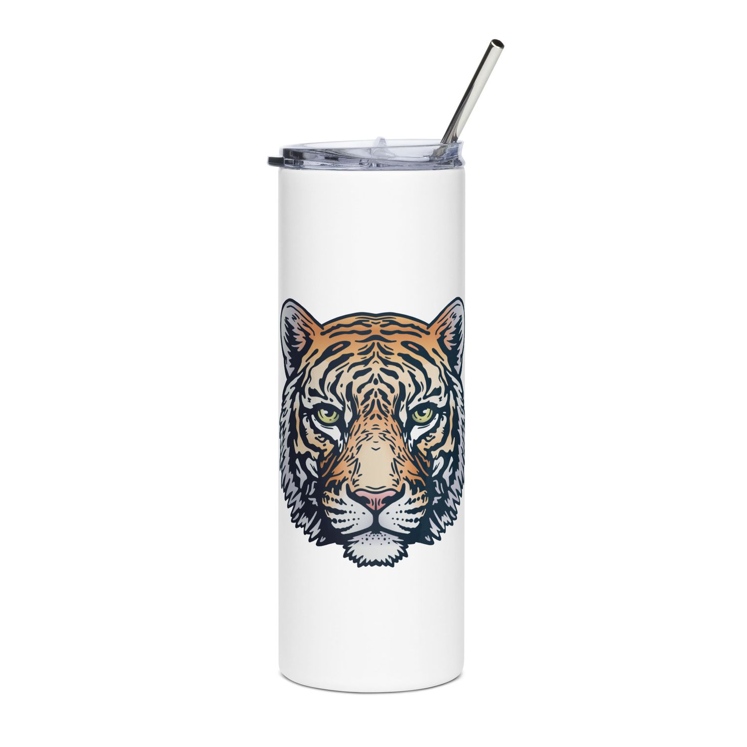 Indian Bengal Tiger Portrait Stainless Steel Tumbler