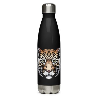 Indian Bengal Tiger Portrait Stainless Steel Water Bottle