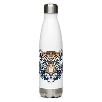 Indian Bengal Tiger Portrait Stainless Steel Water Bottle