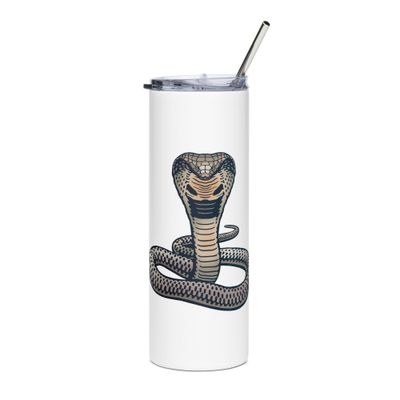 Indian King Cobra Stainless Steel Tumbler
