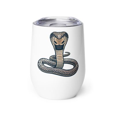 Indian King Cobra Wine Tumbler