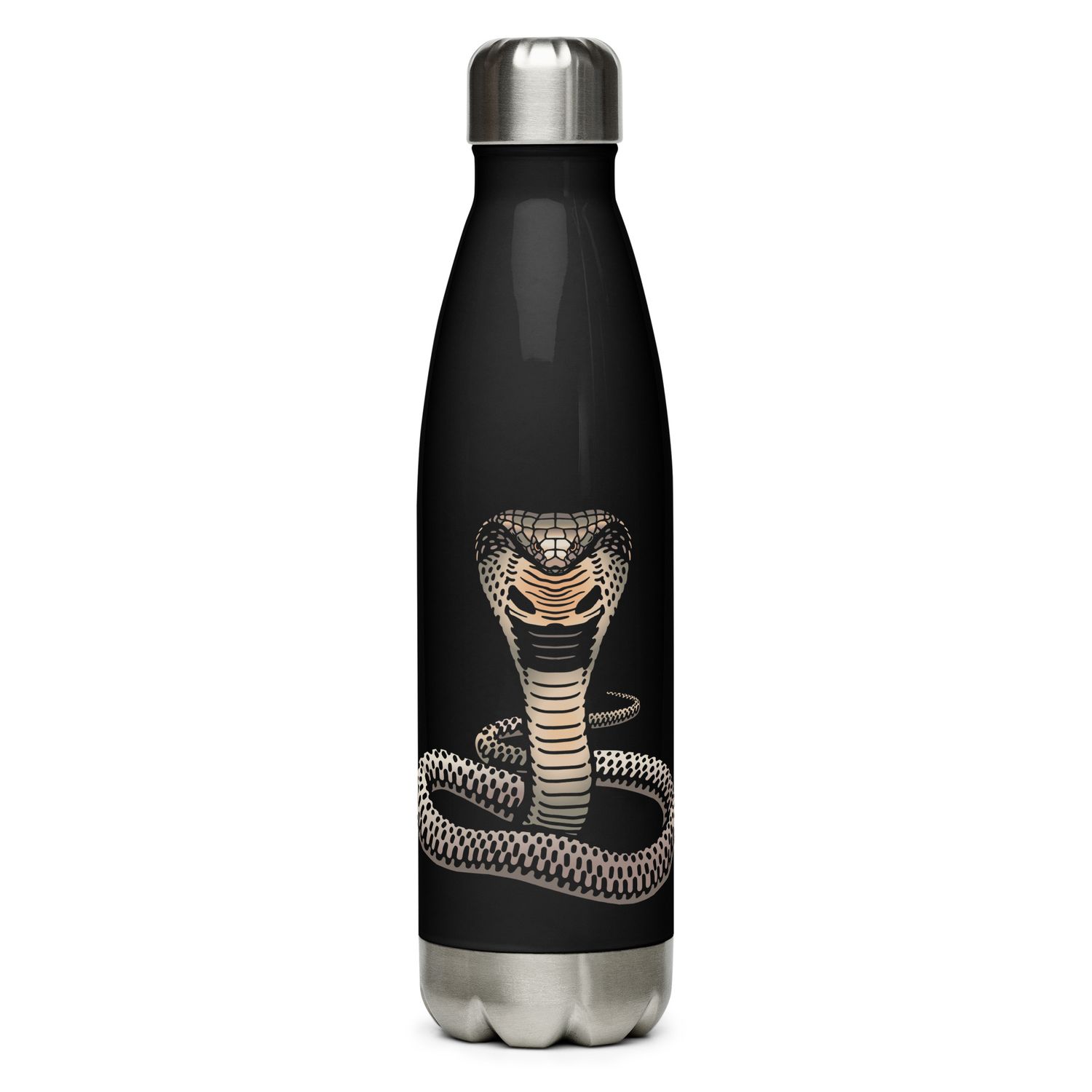 Indian King Cobra Stainless Steel Water Bottle