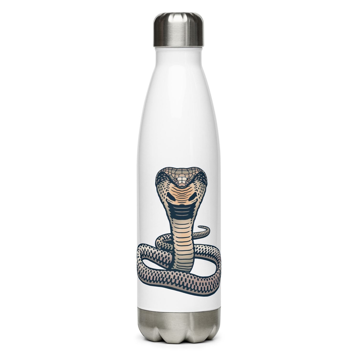 Indian King Cobra Stainless Steel Water Bottle