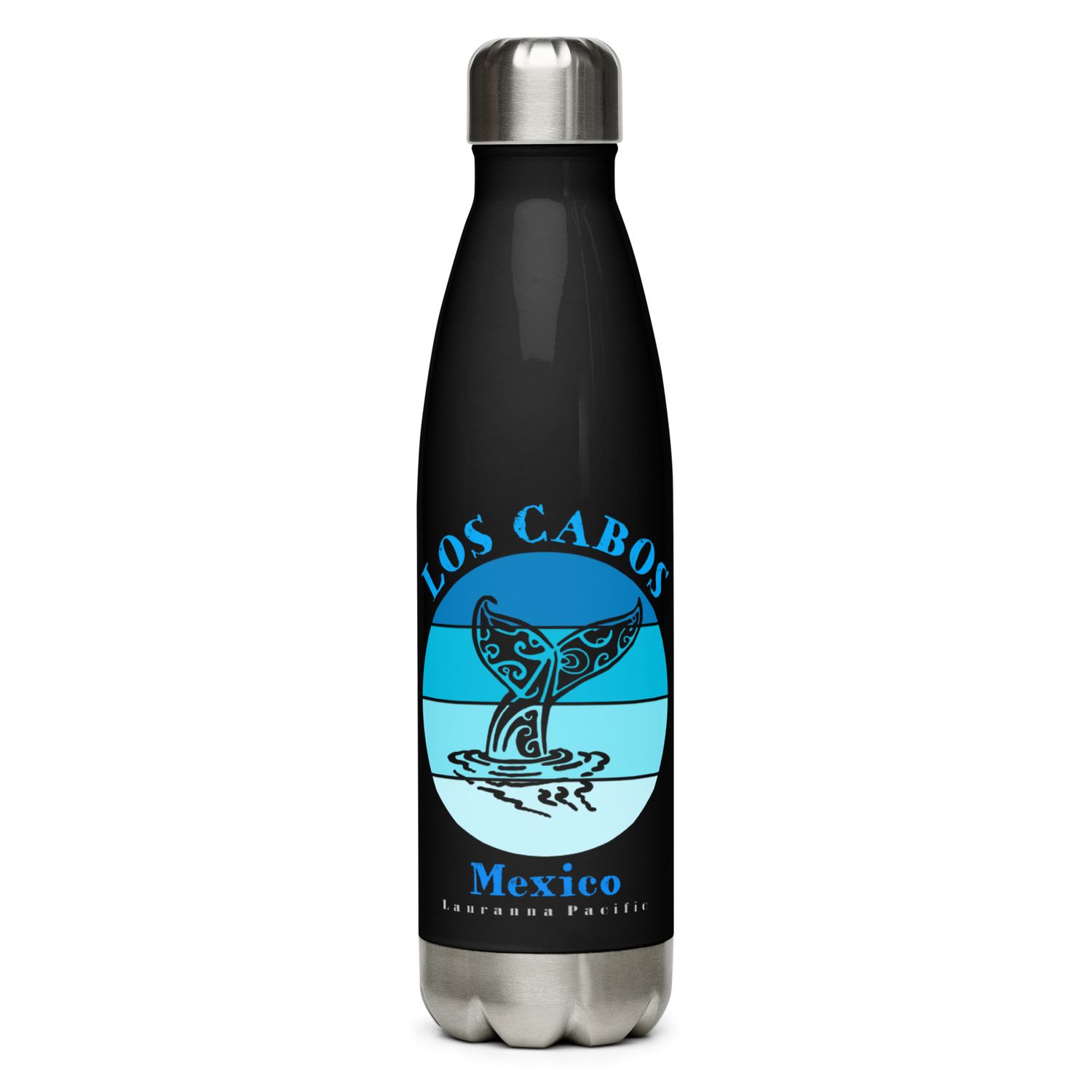 Whale Tail Los Cabos Mexico Ocean Stainless Steel Water Bottle