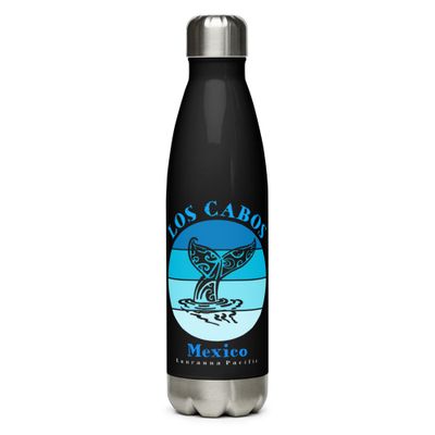 Whale Tail Los Cabos Mexico Ocean Stainless Steel Water Bottle