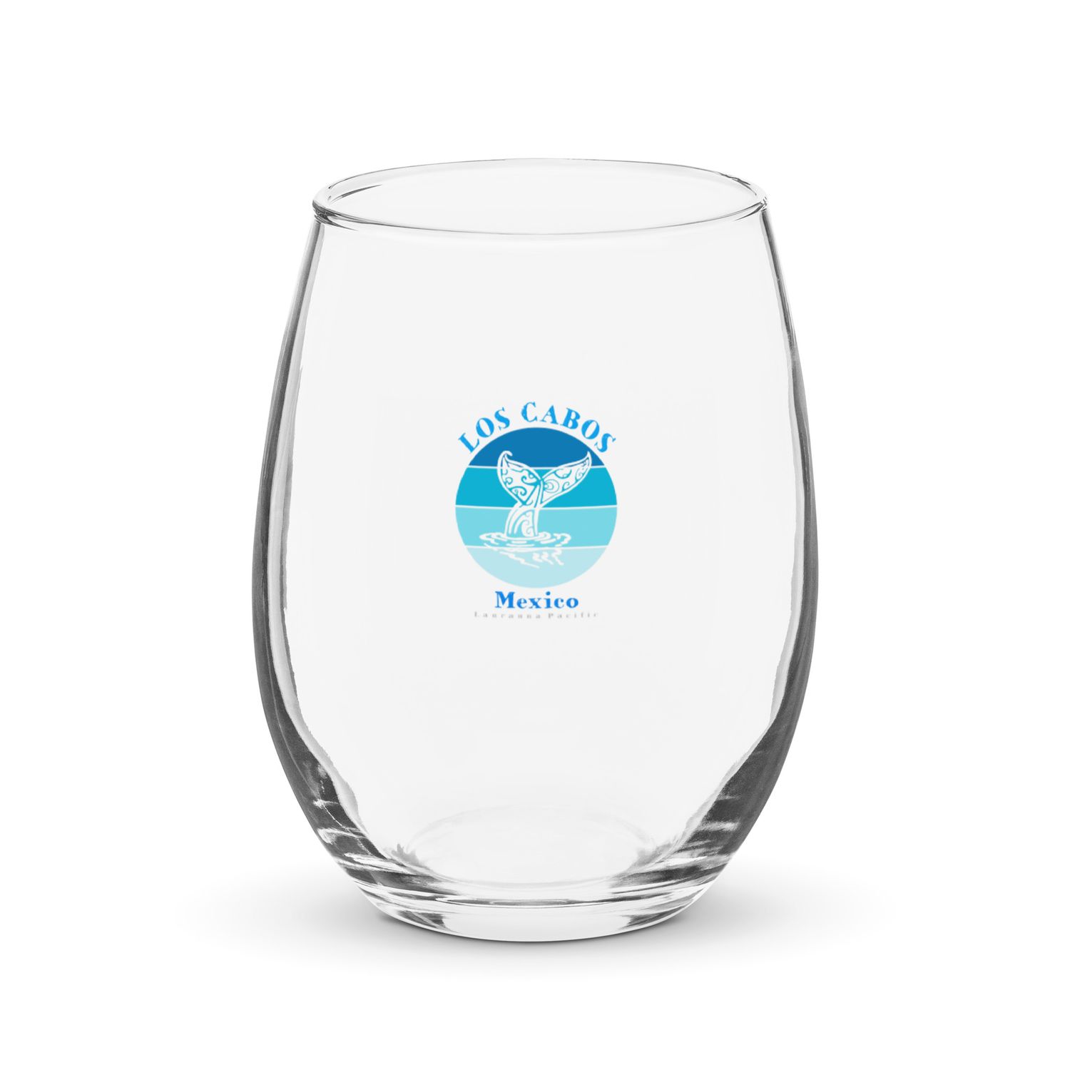 Whale Tail Los Cabos Mexico Ocean Stemless Wine Glass