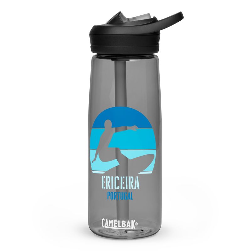 Surfing Ericeira Portugal, Atlantic Surfer Sports Water Bottle