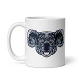 Australian Koala Portrait White Coffee Mug