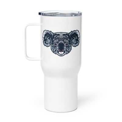 Australian Koala Portrait Travel Mug with a Handle