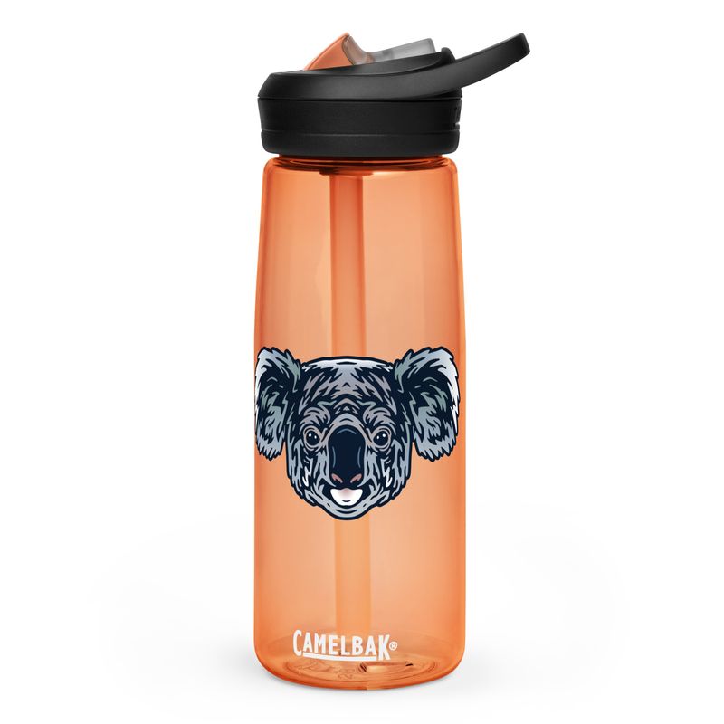 Australian Koala Portrait Sports Water Bottle