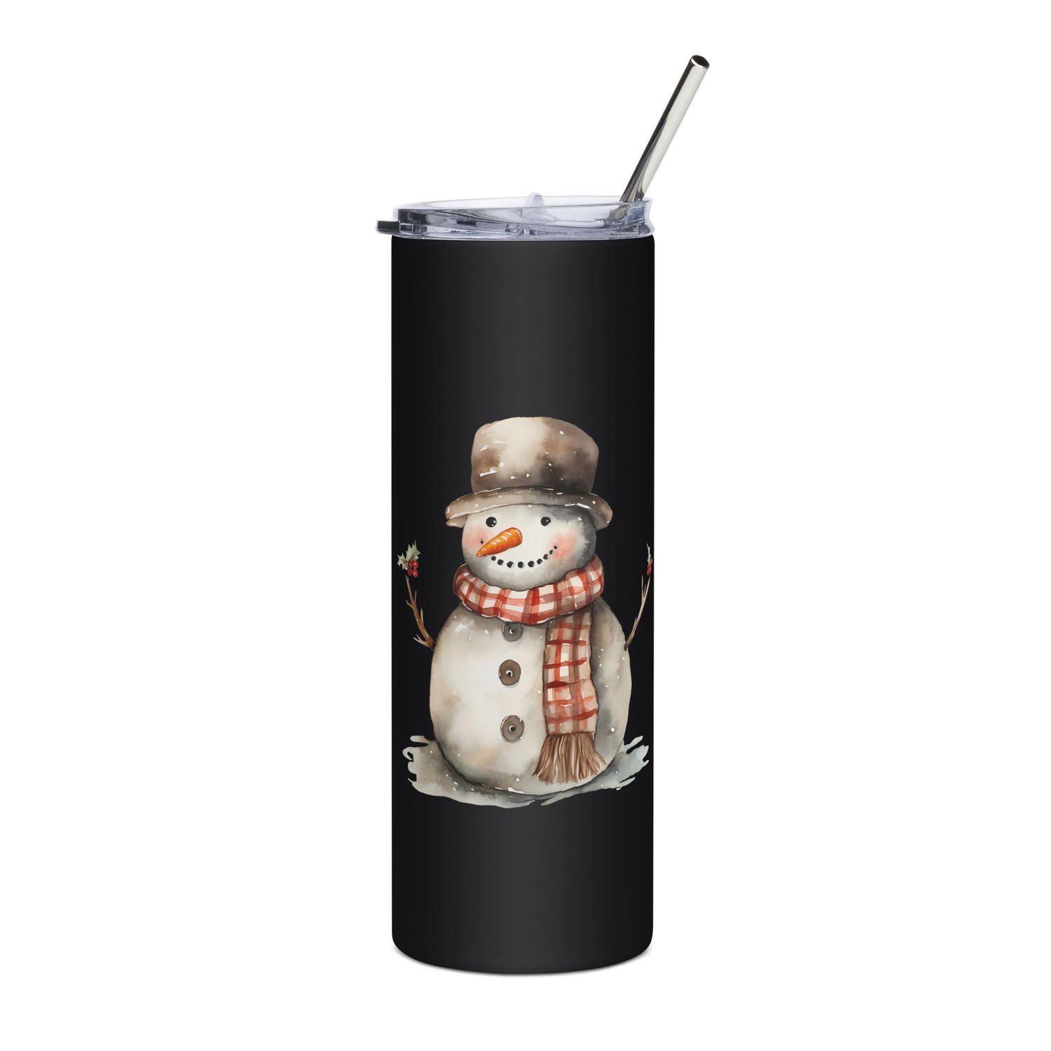 Christmas Snowman 1 Stainless Steel Tumbler