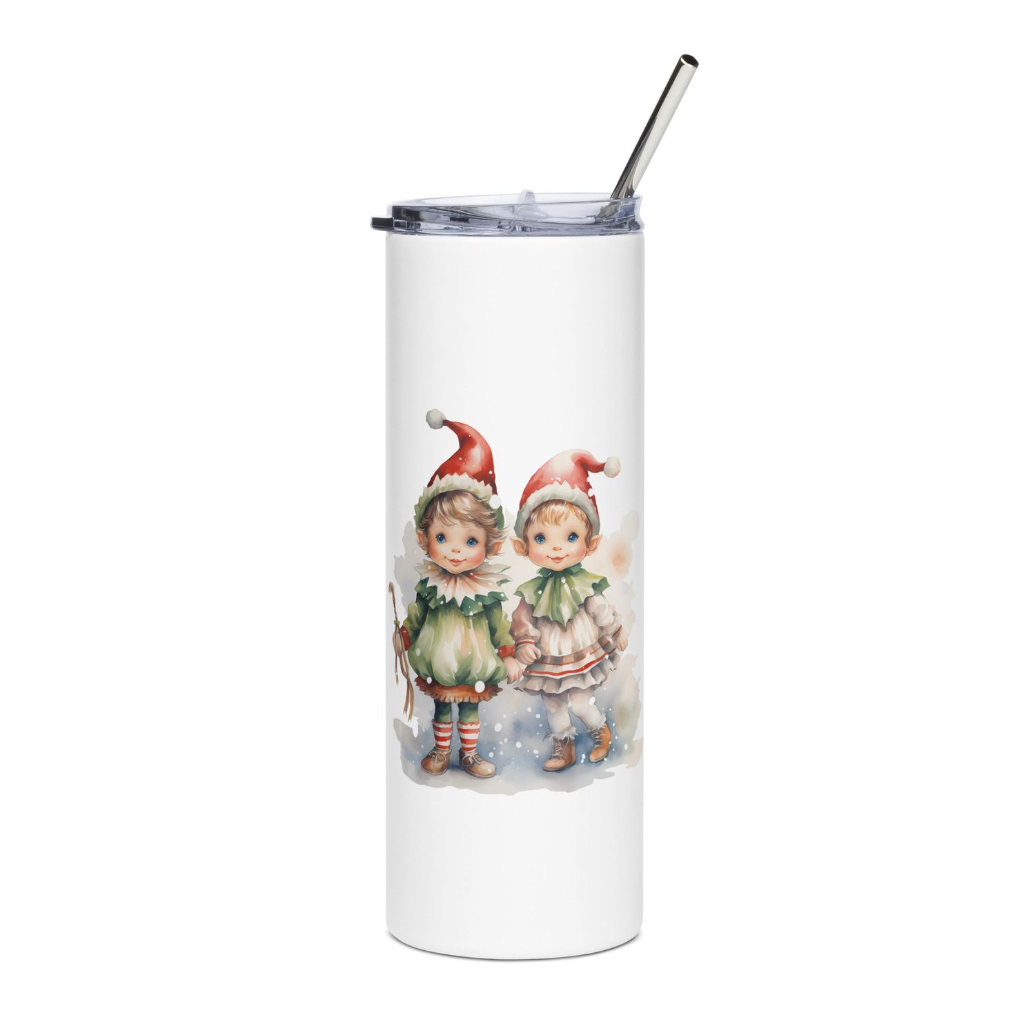 Christmas Elves 1 Stainless Steel Tumbler