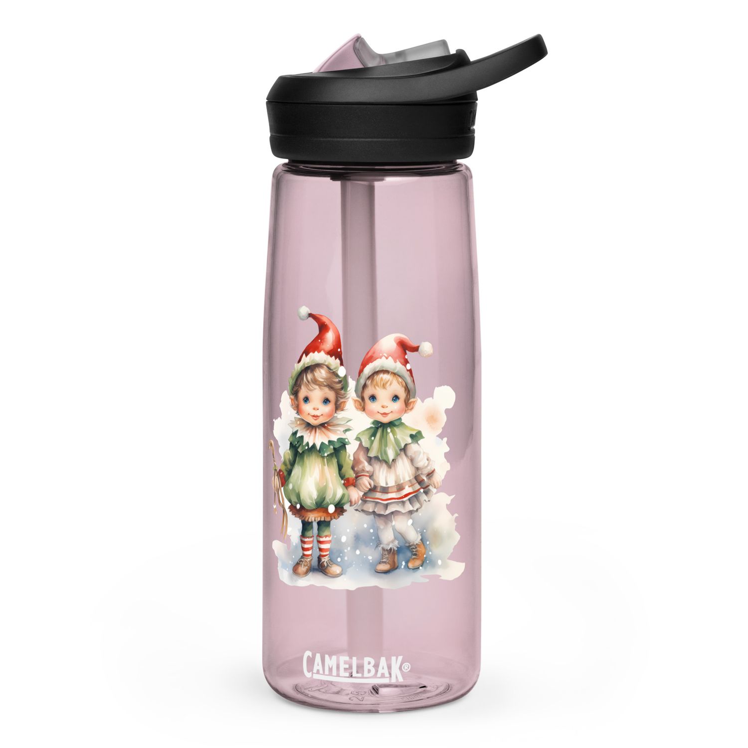 Christmas Elves 1 Sports Water Bottle