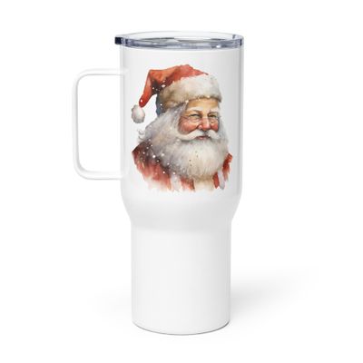 Santa Claus 1 Travel Mug with a Handle
