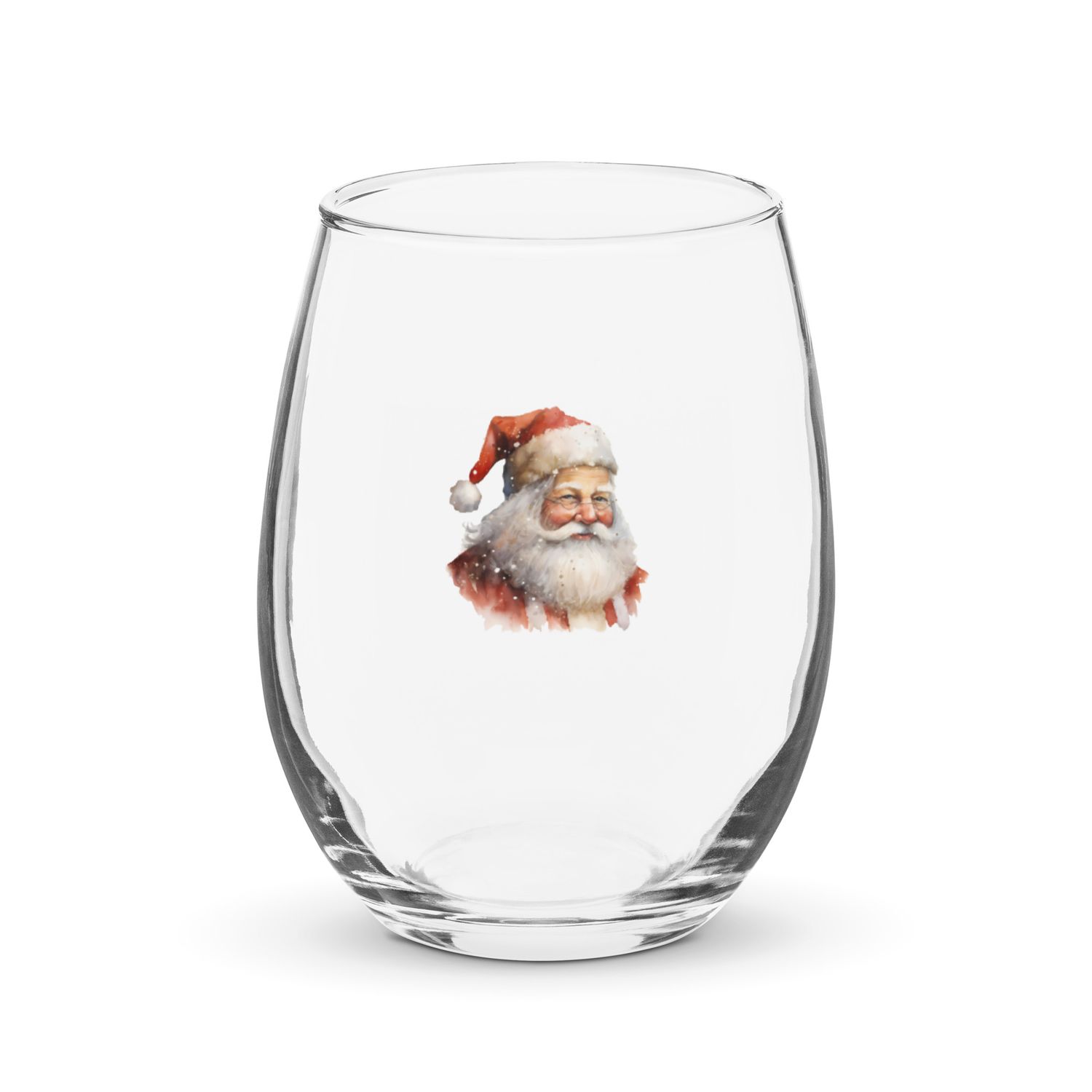 Santa Claus 1 Stemless Wine Glass
