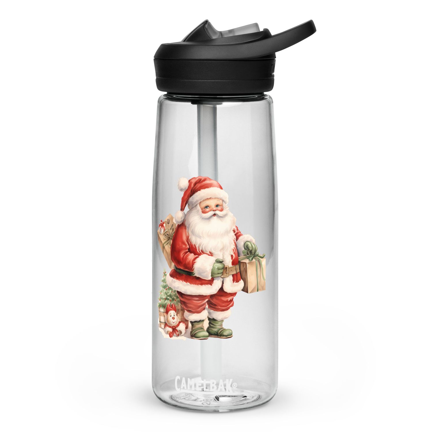 Santa Claus 2 Sports Water Bottle