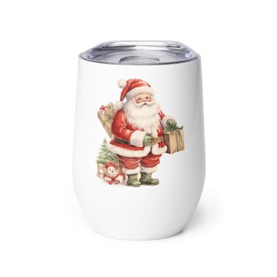 Santa Claus 2 Wine Tumbler
