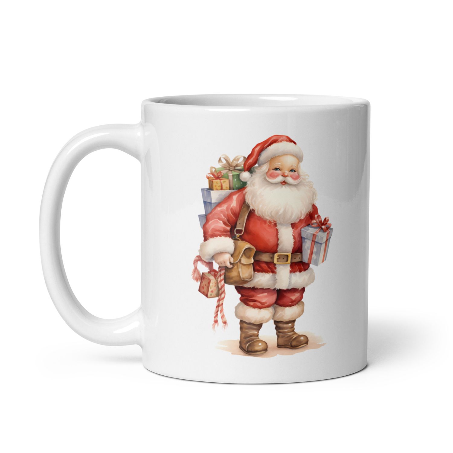Santa Claus (#3) White Coffee Mug