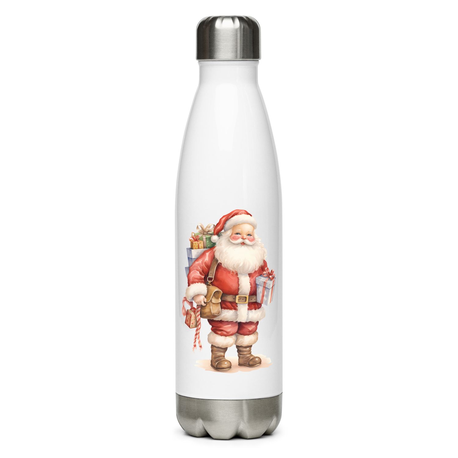 Santa Claus (#3) Stainless Steel Water Bottle