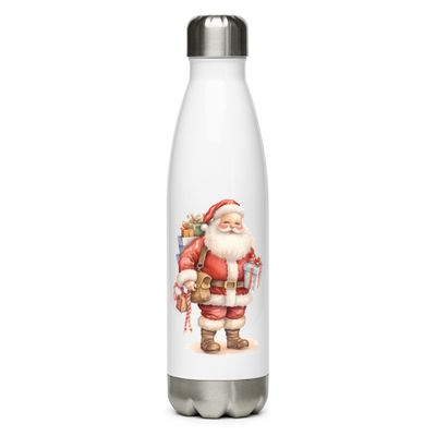 Santa Claus (#3) Stainless Steel Water Bottle