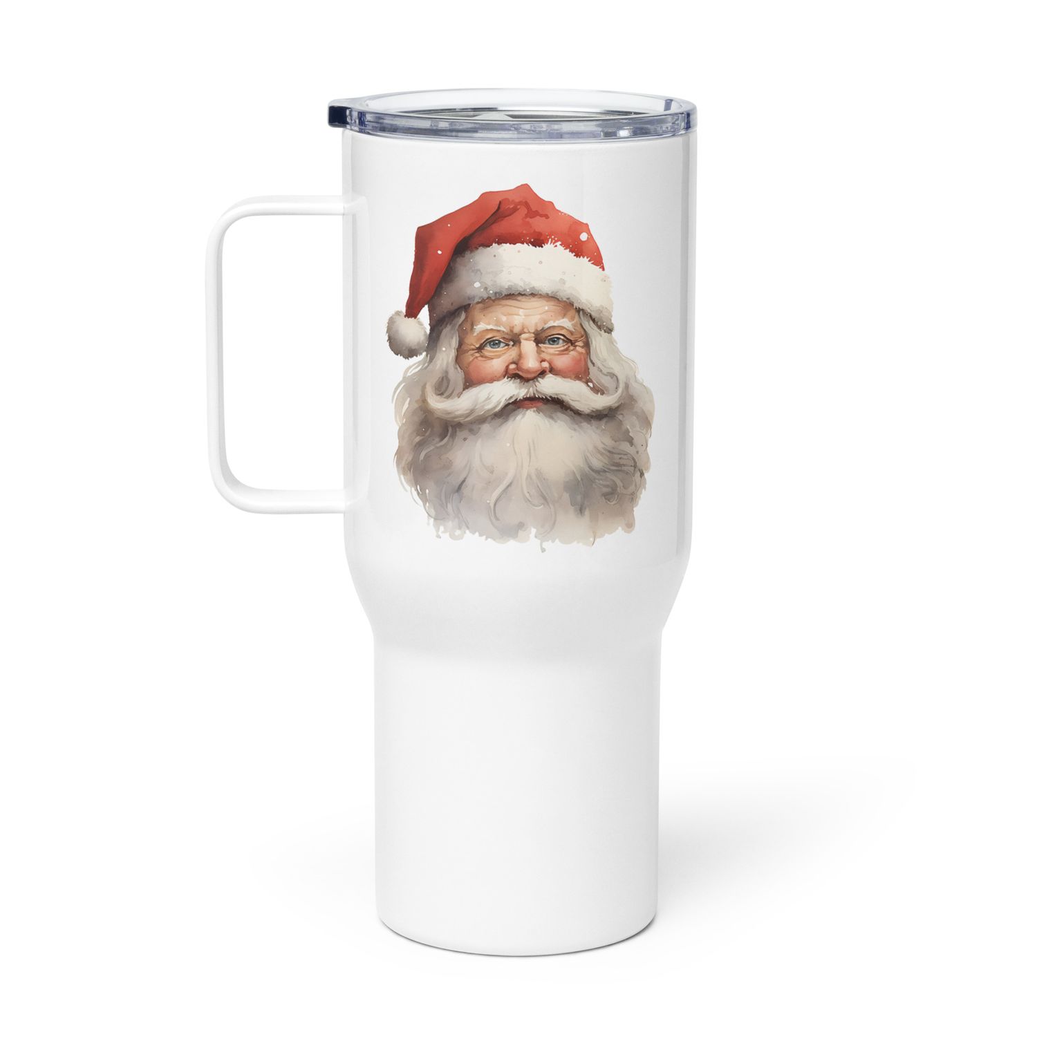 Santa Claus (#4) Travel Mug with a Handle
