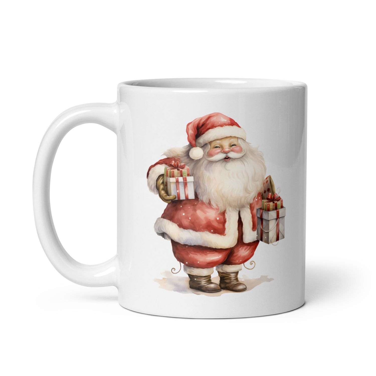 Santa Claus (#5) White Coffee Mug