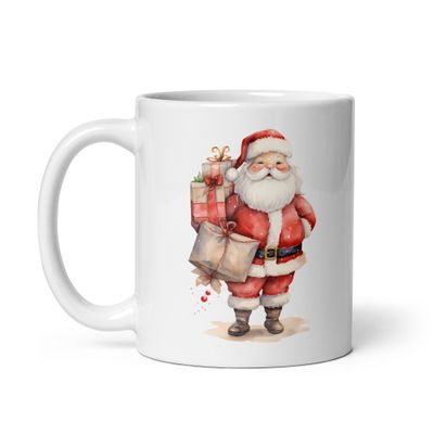 Santa Claus 6 White Coffee Mug