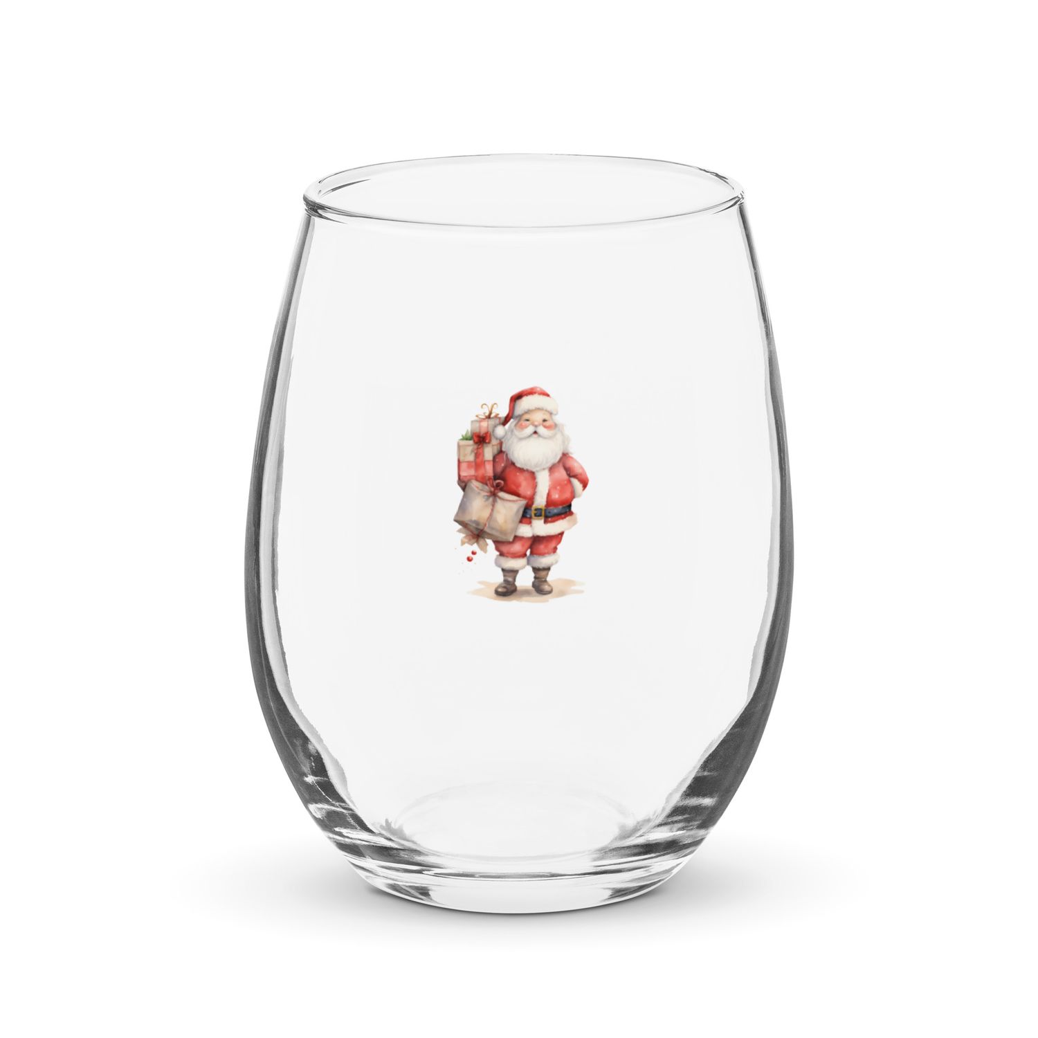 Santa Claus 6 Stemless Wine Glass