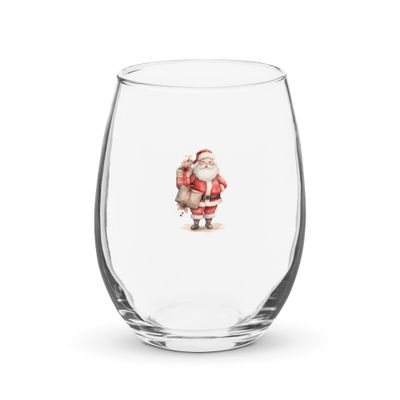 Santa Claus 6 Stemless Wine Glass
