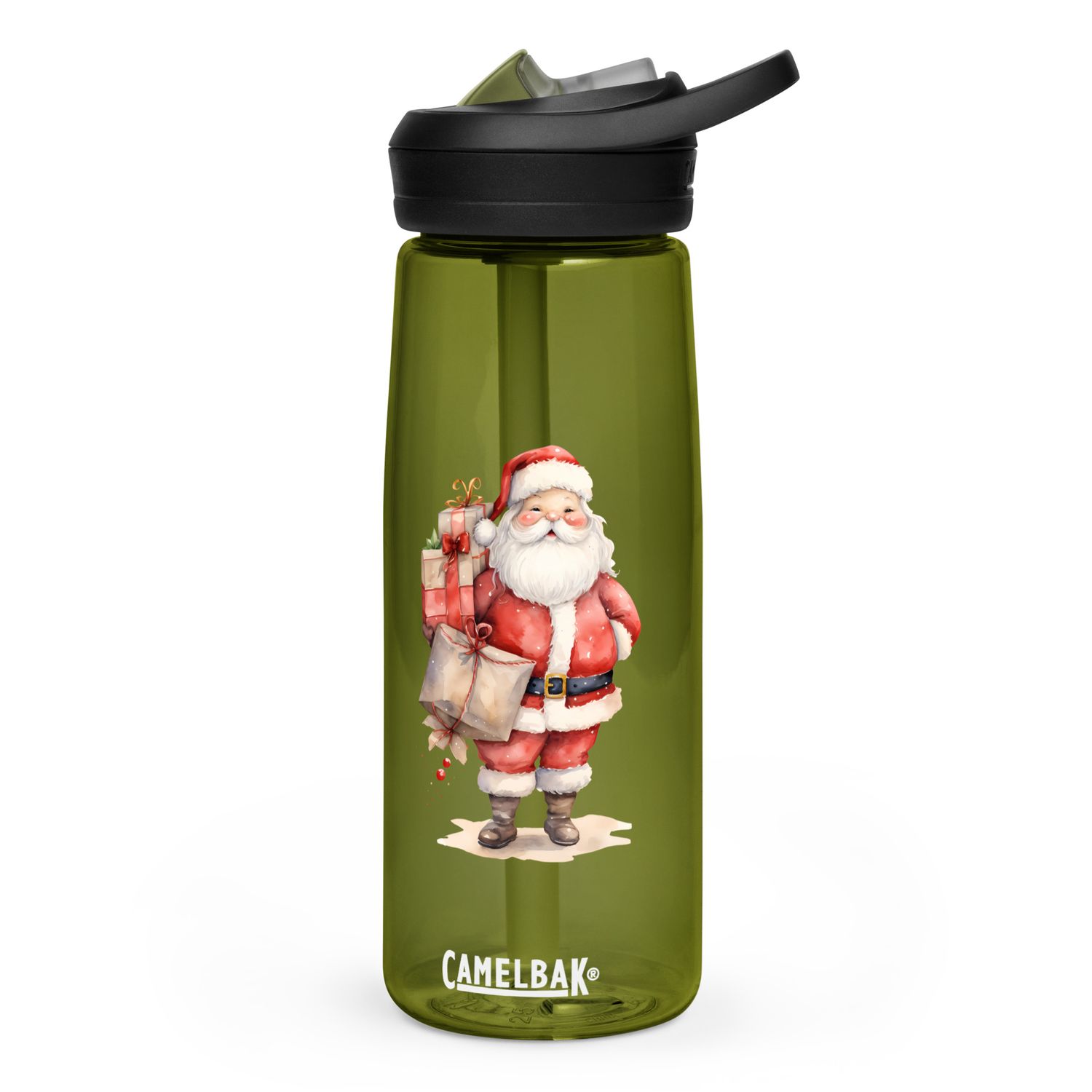Santa Claus 6 Sports Water Bottle
