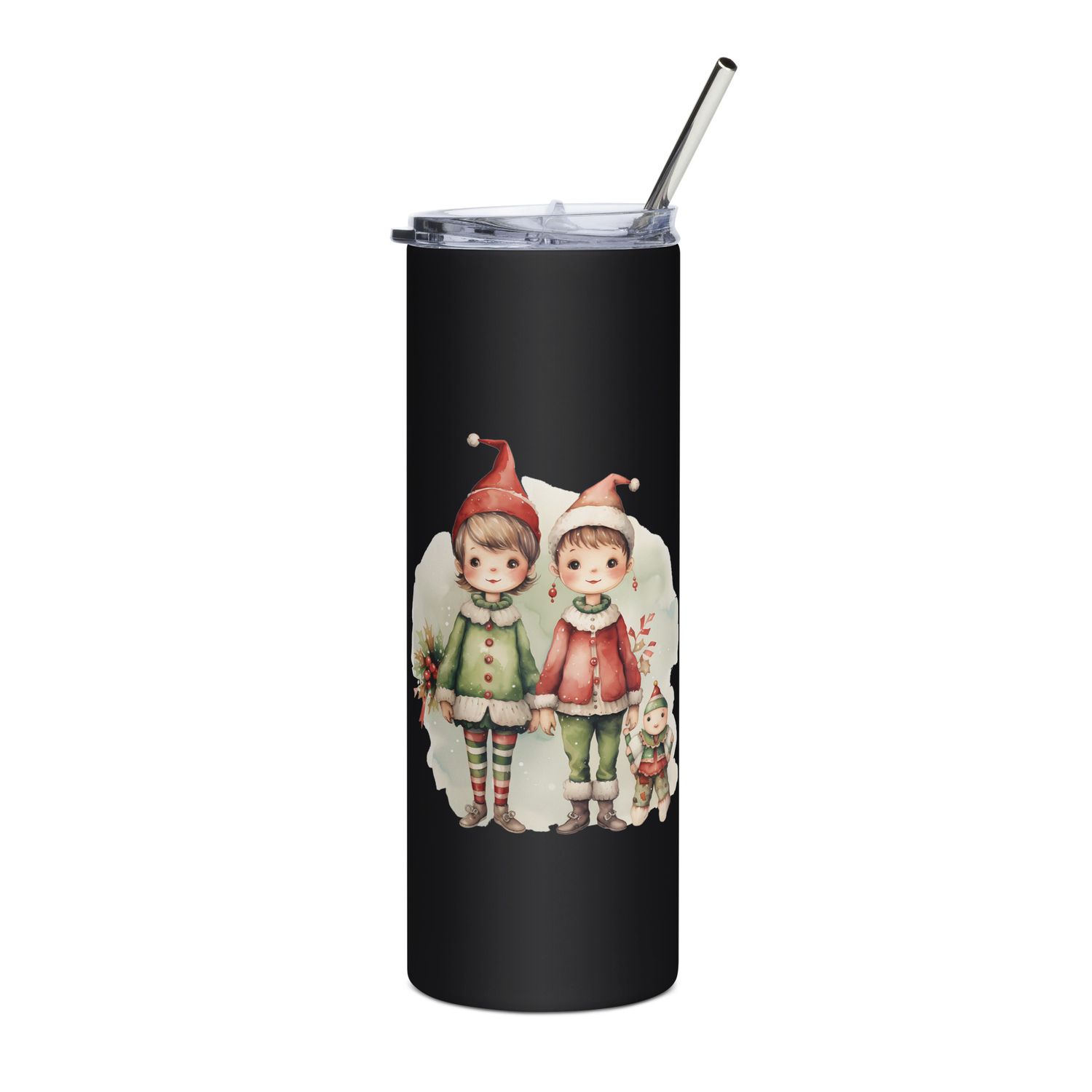 Christmas Elves 3 Stainless Steel Tumbler