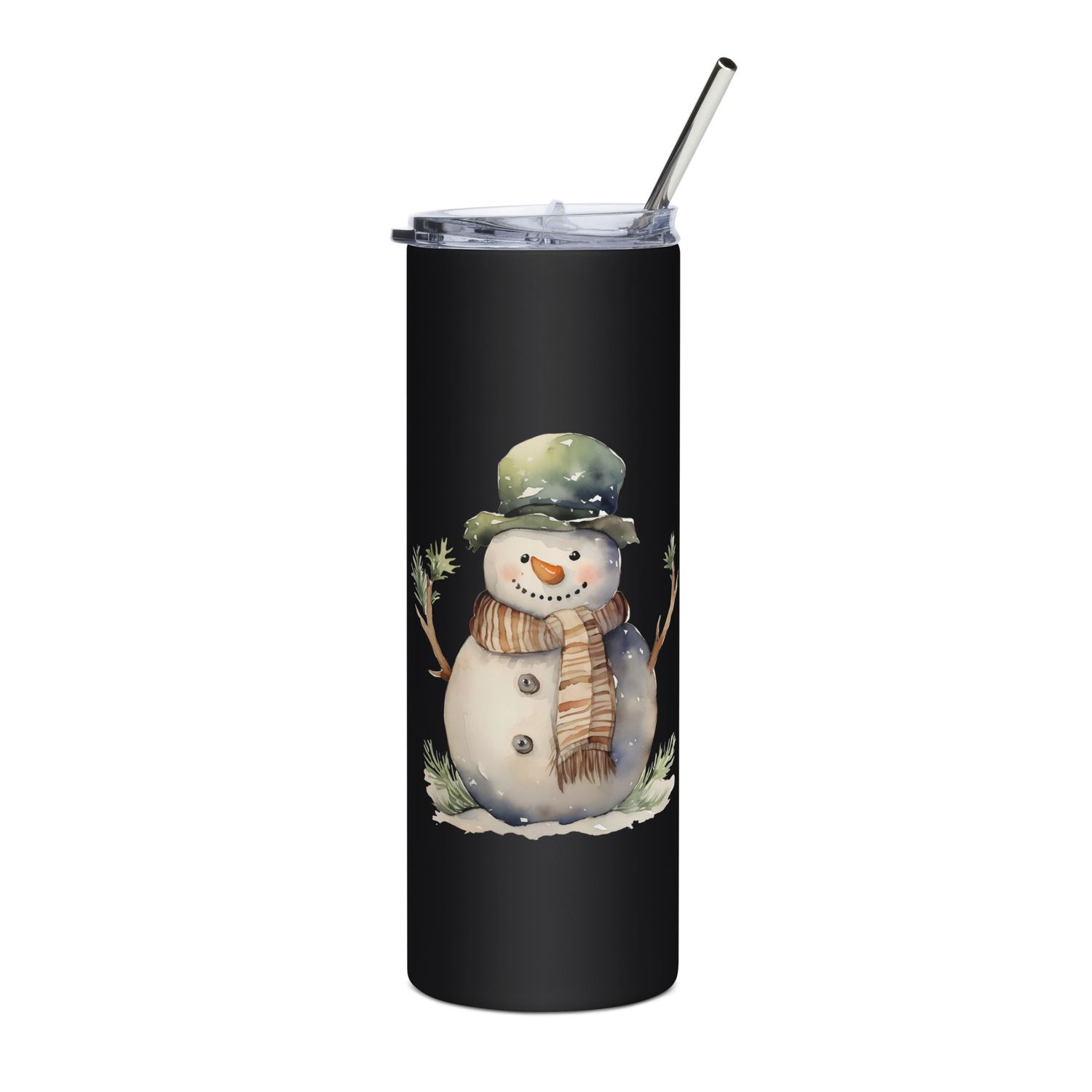 Christmas Snowman 3 Stainless Steel Tumbler