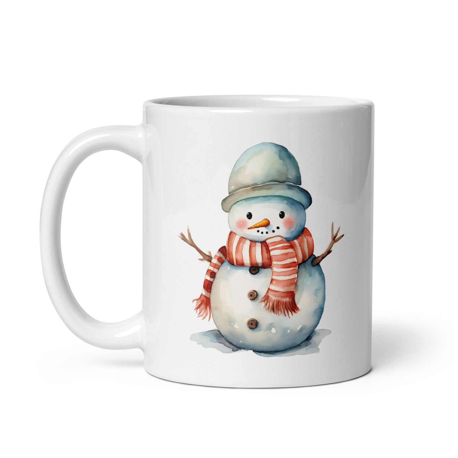 Christmas Snowman 4 White Coffee Mug