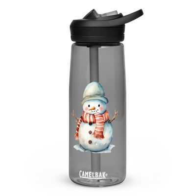 Christmas Snowman 4 Sports Water Bottle