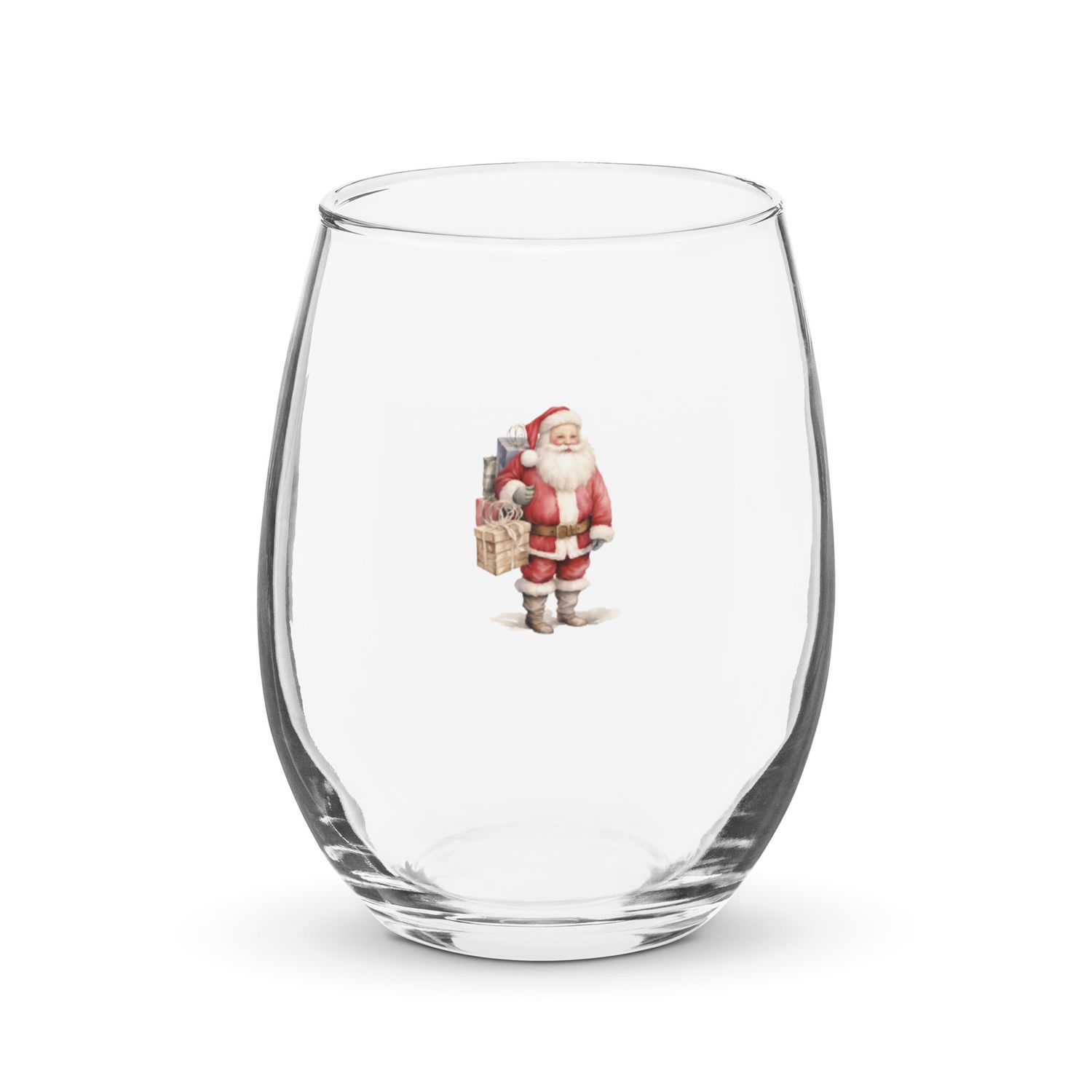 Santa Claus 7 Stemless Wine Glass