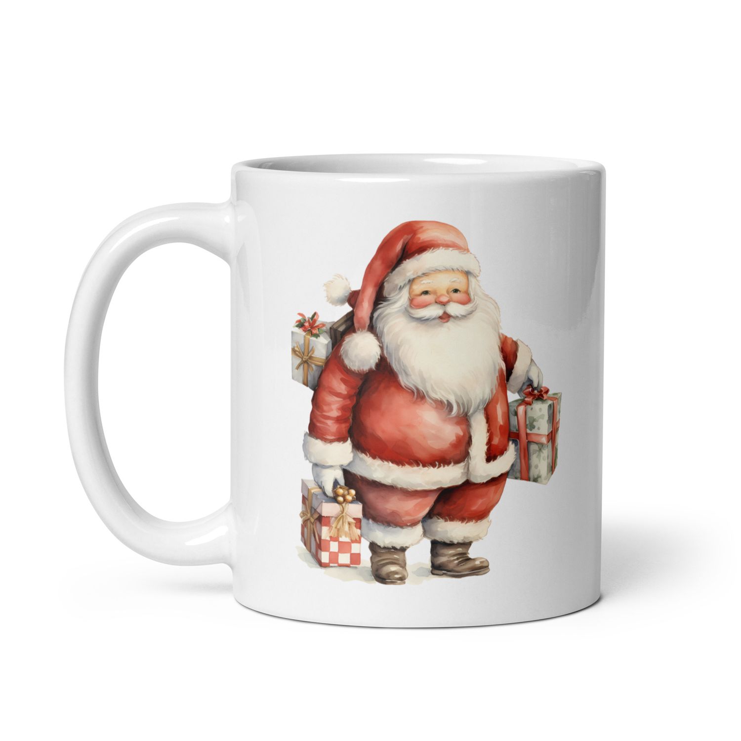 Santa Claus 8 White Coffee Mug