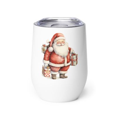Santa Claus 8 Wine Tumbler