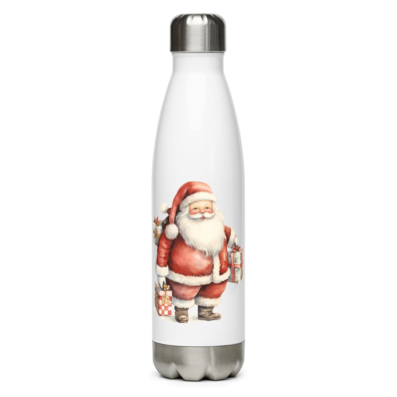 Santa Claus 8 Stainless Steel Water Bottle