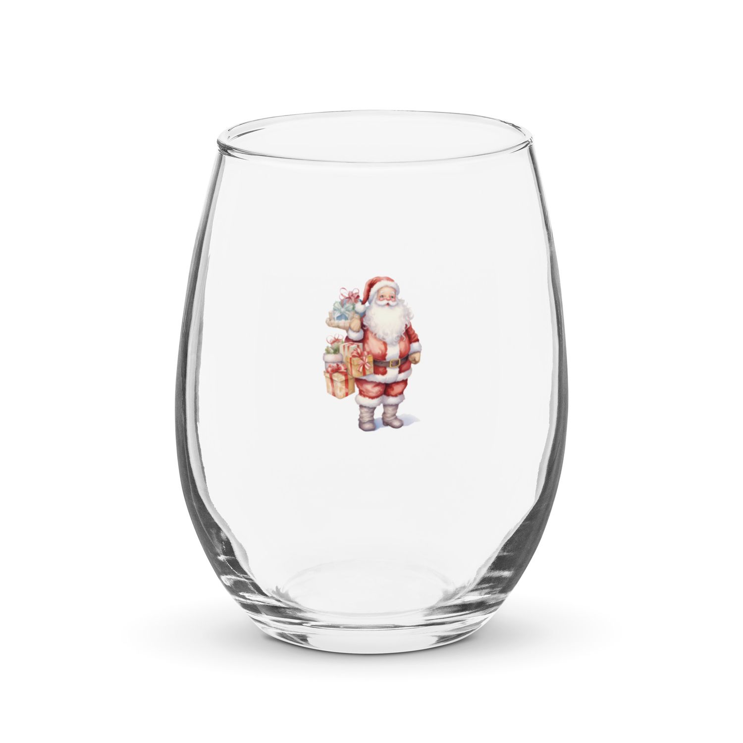 Santa Claus 9 Stemless Wine Glass