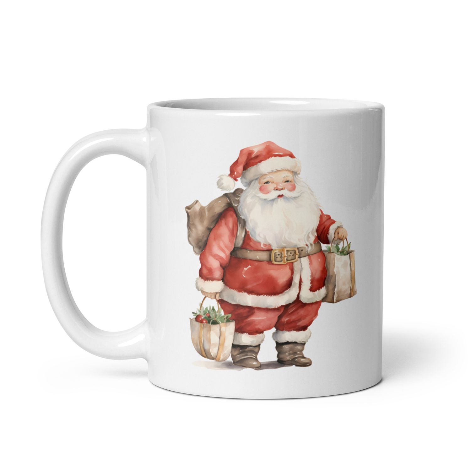 Santa Claus 10 White Coffee Mug