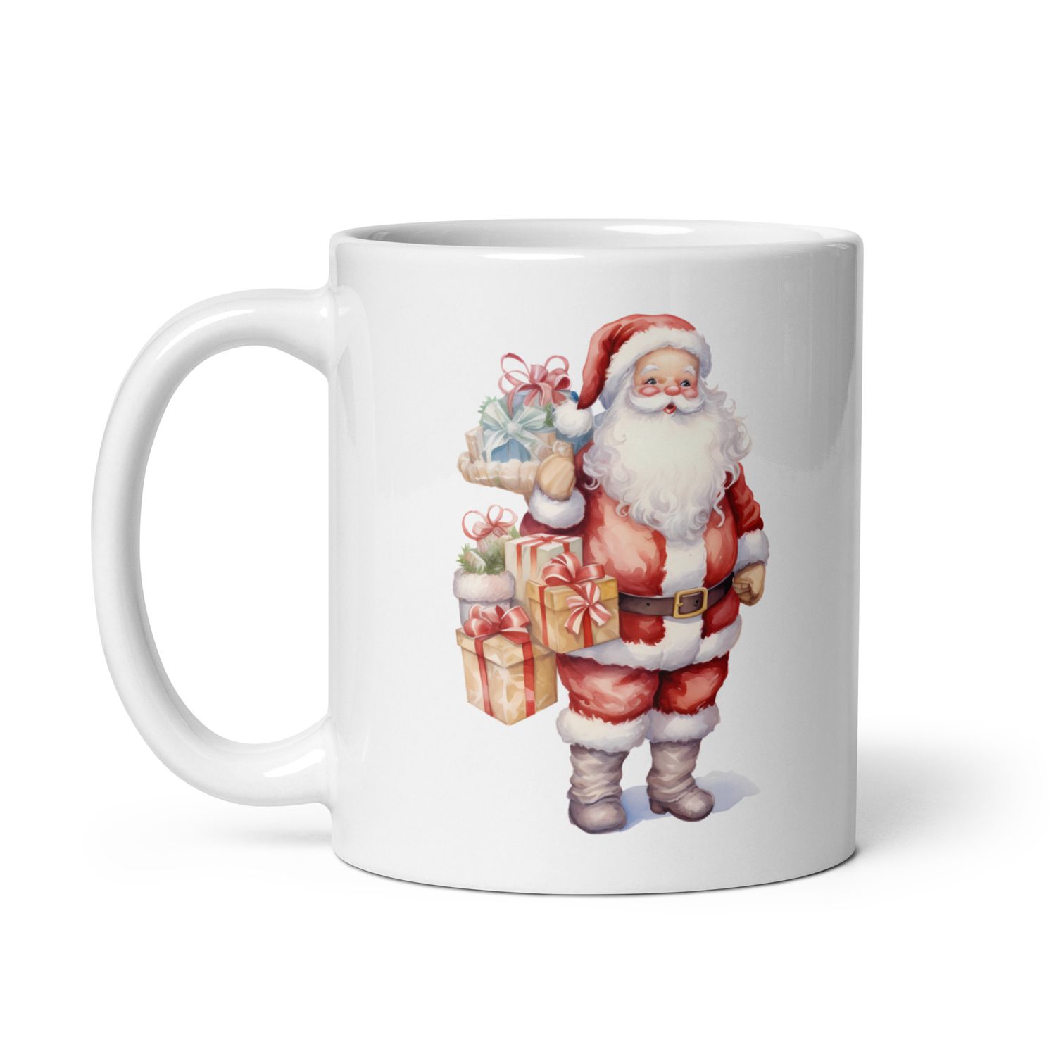 Santa Claus 9 White Coffee Mug