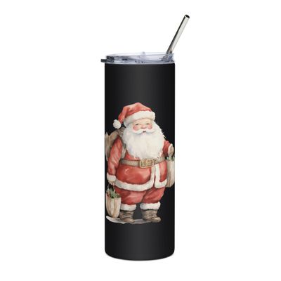 Santa Claus 10 Stainless Steel Tumbler