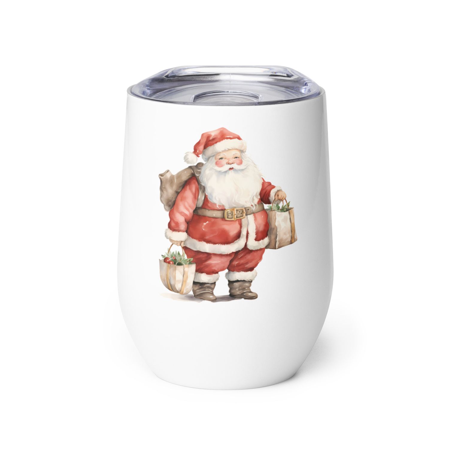 Santa Claus 10 Wine Tumbler