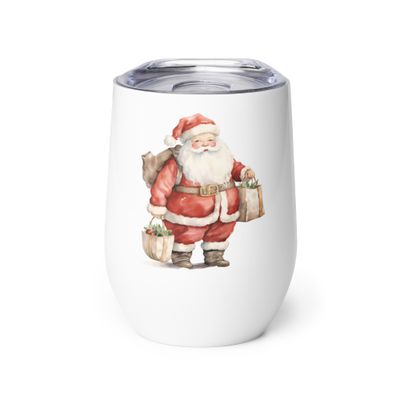 Santa Claus 10 Wine Tumbler