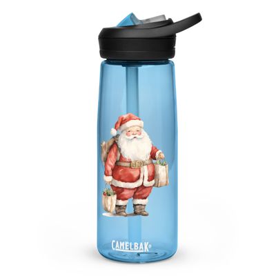 Santa Claus 10 Sports Water Bottle