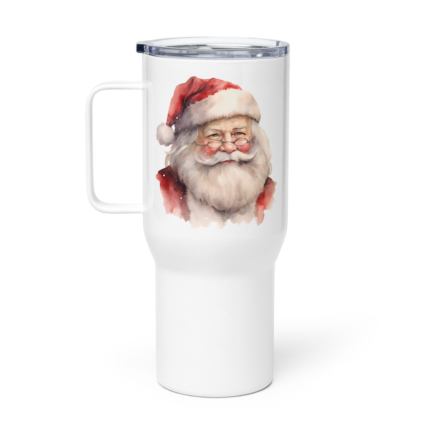 Santa Claus 12 Travel Mug with a Handle