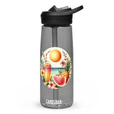 Summer Vacation Vibes (3) Sports Water Bottle