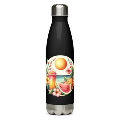 Summer Vacation Vibes (3) Stainless Steel Water Bottle
