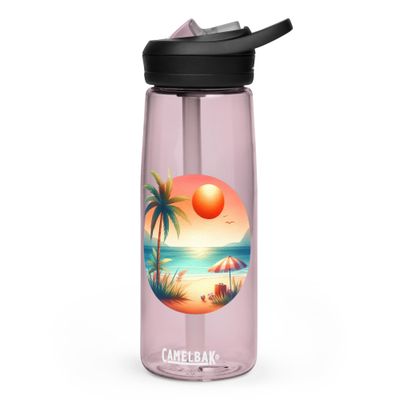 Summer Vacation Vibes (6) Sports Water Bottle